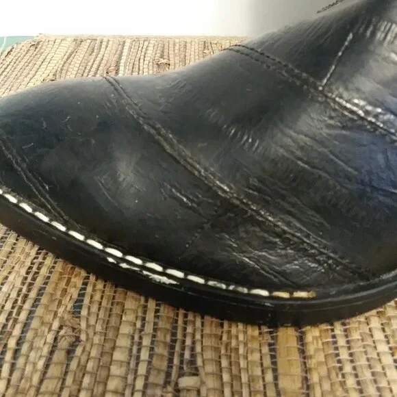 Black BRONCO Cowboy Boots Men's Size 11 EE - 1920 - Picture 14 of 16